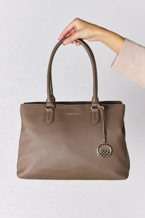 David Jones Structured Leather Handbag - SAHS