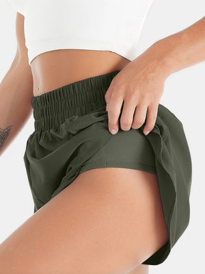 Elastic Waist Active Shorts - SAHS