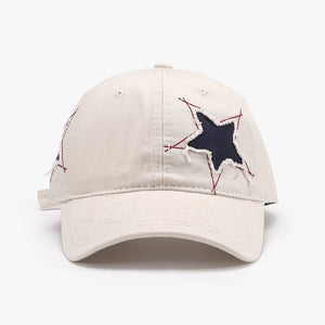 Adjustable Star Raw Hem Cap - SAHS