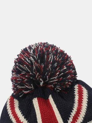 Roll Rim US Flag Knit Hat - SAHS