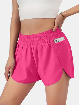 Elastic Waist Active Shorts - SAHS