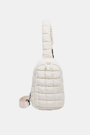 Quilted Nylon Crossbody  Bag - SAHS