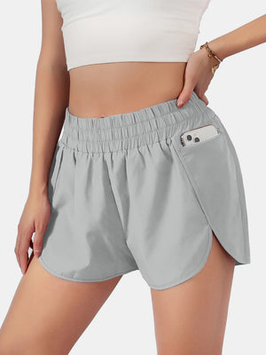 Elastic Waist Active Shorts - SAHS