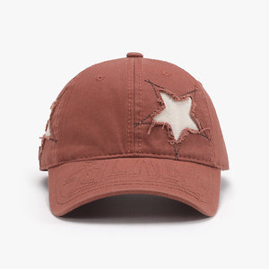 Adjustable Star Raw Hem Cap - SAHS