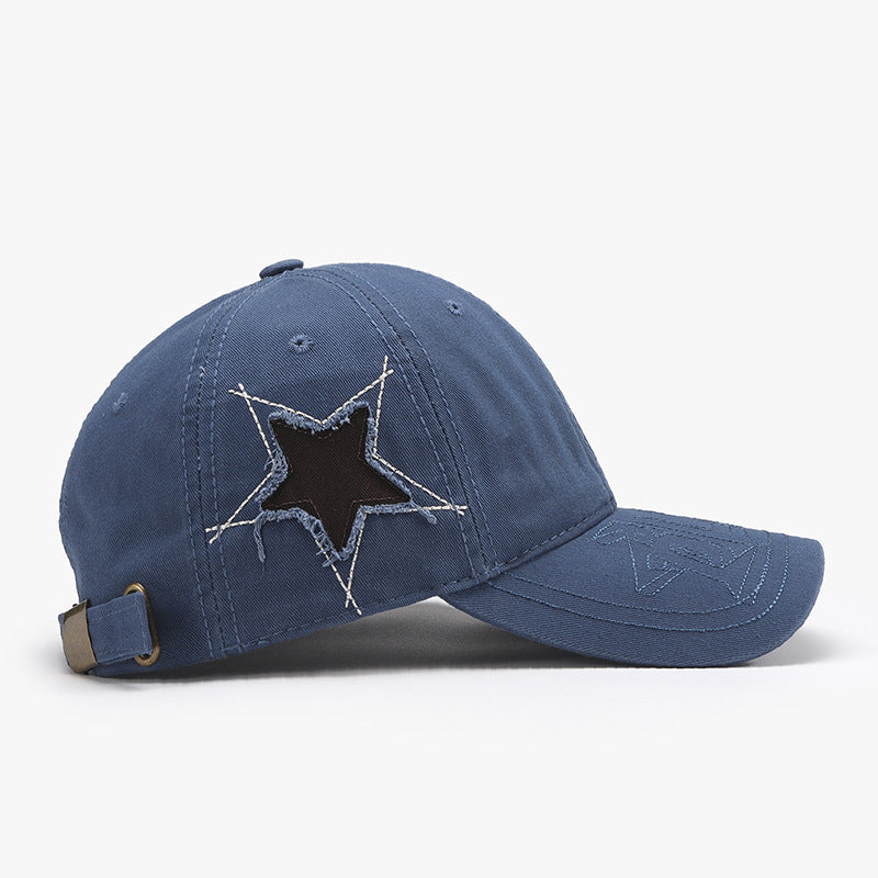 Adjustable Star Raw Hem Cap - SAHS