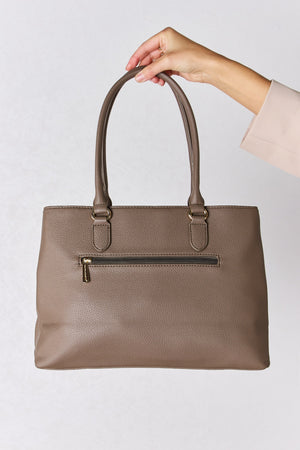 David Jones Structured Leather Handbag - SAHS