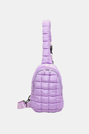 Quilted Nylon Crossbody  Bag - SAHS