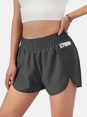 Elastic Waist Active Shorts - SAHS