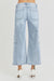 RISEN Full Size High Rise Seamed Detail Wide Leg Crop Jeans - SAHS