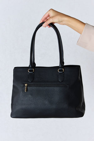 David Jones Structured Leather Handbag - SAHS