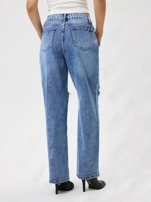 Distressed Jeans with Pockets - SAHS